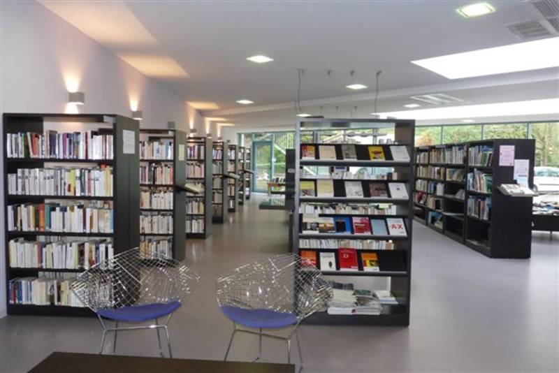 L'espace dédié aux livres